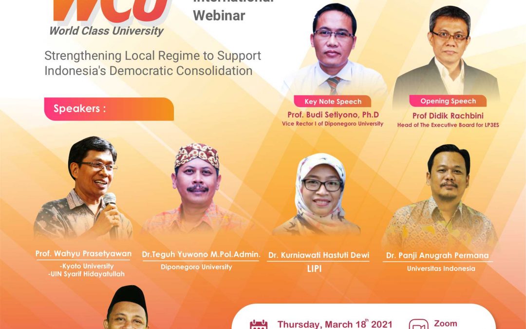 World Class University – UNDIP International Webinar